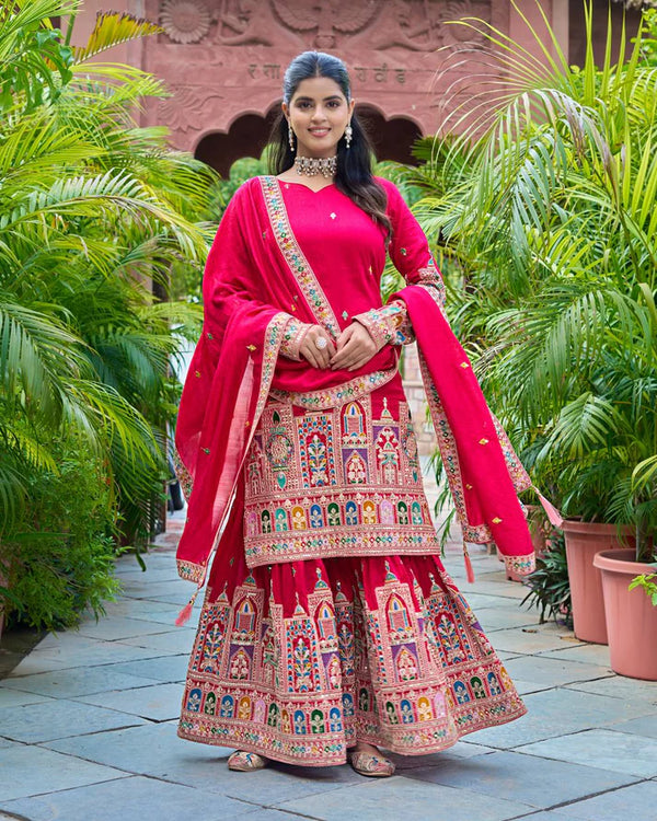 New Designer Collection In Pure Chinnon Suit